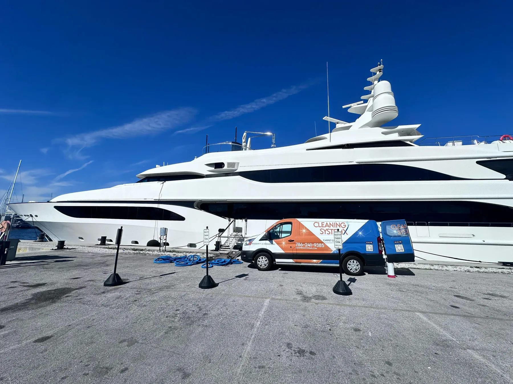 Cleaning SystemX van — Professional cleaning services in Broward & surrounding areas